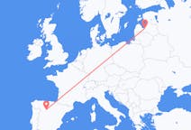 Flyreiser fra Riga, Latvia til Valladolid, Spania