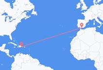 Flights from Santo Domingo in Dominican Republic to Málaga in Spain