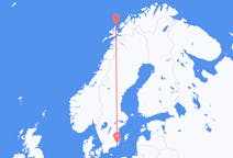 Vluchten van Andenes naar Kalmar