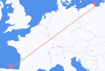 Flyreiser fra Gdansk, Polen til Santander, Spania