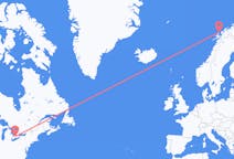 Flights from London, Canada to Andenes, Norway
