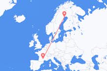 Flyreiser fra Rodez, Frankrike til Lulea, Sverige