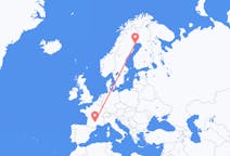 Flyrejser fra Rodez, Frankrig til Lulea, Sverige