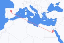 Flyreiser fra Luxor, Egypt til Madrid, Spania