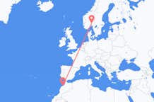 Flyreiser fra Casablanca, til Oslo