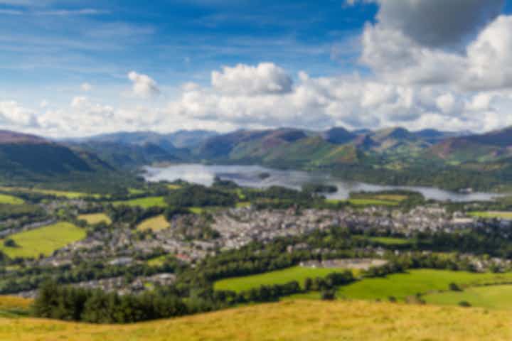 Water activities in Keswick, the United Kingdom