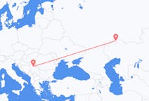Flyreiser fra Oral, Kasakhstan til Beograd, Serbia