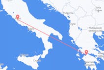 Vols depuis la ville de Patras vers la ville de Rome