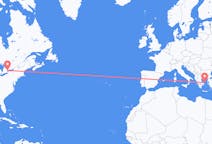 Flights from Toronto, Canada to Skyros, Greece