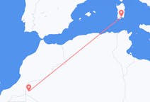 Flights from Tindouf, Algeria to Cagliari, Italy
