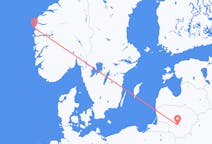 Fly fra Kaunas til Florø