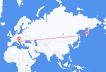 Voli dalla città di Petropavlovsk-Kamchatskij per Zara