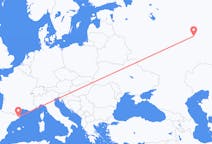 Flyg från Kazan till Girona