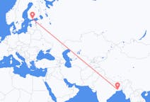 Flights from Kolkata, India to Helsinki, Finland