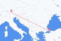 出发地 奥地利出发地 因斯布鲁克目的地 土耳其伊斯坦布尔的航班