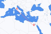 エジプトのから アシュート、イタリアのへ ローマフライト