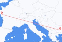 出发地 保加利亚出发地 普罗夫迪夫目的地 法国南特的航班