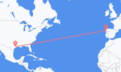 Flyg från Houston, Minnesota, USA till Vigo, Spanien