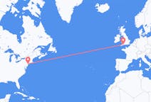 Flights from New York, the United States to Exeter, England