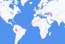 Flights from Puerto Maldonado, Peru to Kars, Turkey