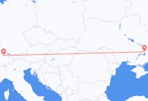 Flyrejser fra Zaporizhia, Ukraine til Zürich, Schweiz
