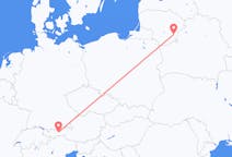 Flights from Vilnius in Lithuania to Innsbruck in Austria