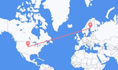 Flyreiser fra Nord Platte, USA til Vasa, Finland