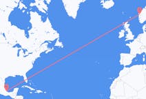 Flyreiser fra Veracruz, Mexico til Førde, Norge