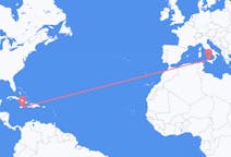 Flyrejser fra Kingston, Jamaica til Palermo, Italien