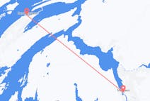 Fly fra Sandnessjøen til Mosjøen