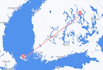 เที่ยวบิน จาก มารีเอฮัมน์, หมู่เกาะโอลันด์ ไปยัง โกเปียว, ฟินแลนด์