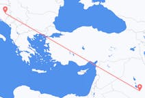 Flights from Najaf to Sarajevo