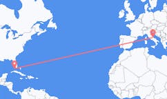 Flyrejser fra Key West, USA til Pescara, Italien