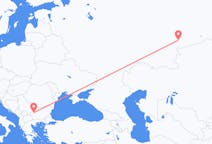 Fly fra Tjeljabinsk til Sofia