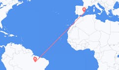 Flyreiser fra Araguaína, Brasil til Alicante, Spania