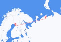 Flights from Naryan-Mar, Russia to Oulu, Finland