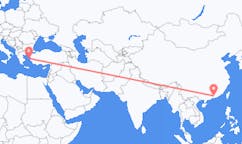 Flyrejser fra Huizhou til Chios
