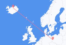 Flights from Zielona Góra, Poland to Akureyri, Iceland