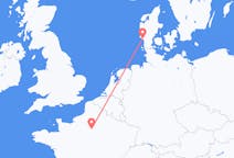 Flights from Paris, France to Esbjerg, Denmark