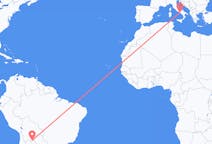 Flights from Yacuíba, Bolivia to Naples, Italy