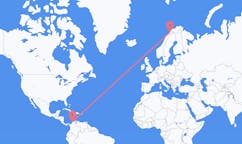 Flights from Barranquilla, Colombia to Andselv, Norway