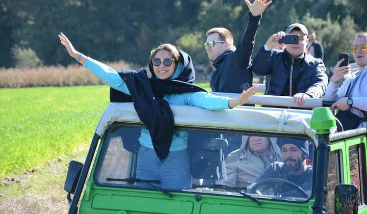 Jeep-Safari in die Taurus-Berge mit einem Mittagessen am Fluss Dim Çayı