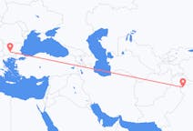 인도 스리나가르에서 출발해 불가리아 플로브디프까지(으)로 가는 항공편