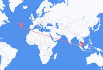 Flights from Tanjung Pinang, Indonesia to Terceira Island, Portugal