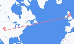 Flights from Pueblo, the United States to Manchester, the United Kingdom
