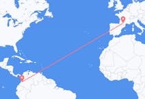 Flyreiser fra Cali, Colombia til Toulouse, Frankrike