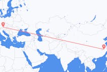 Flyrejser fra Huangshan, Kina til Salzburg, Østrig