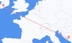 Flyreiser fra Mostar, til Cork