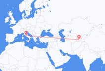 Flyg från Dusjanbe, Tadzjikistan till Rom, Italien