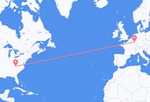 Vluchten van Bristol, Verenigde Staten naar Luxemburg, Luxemburg